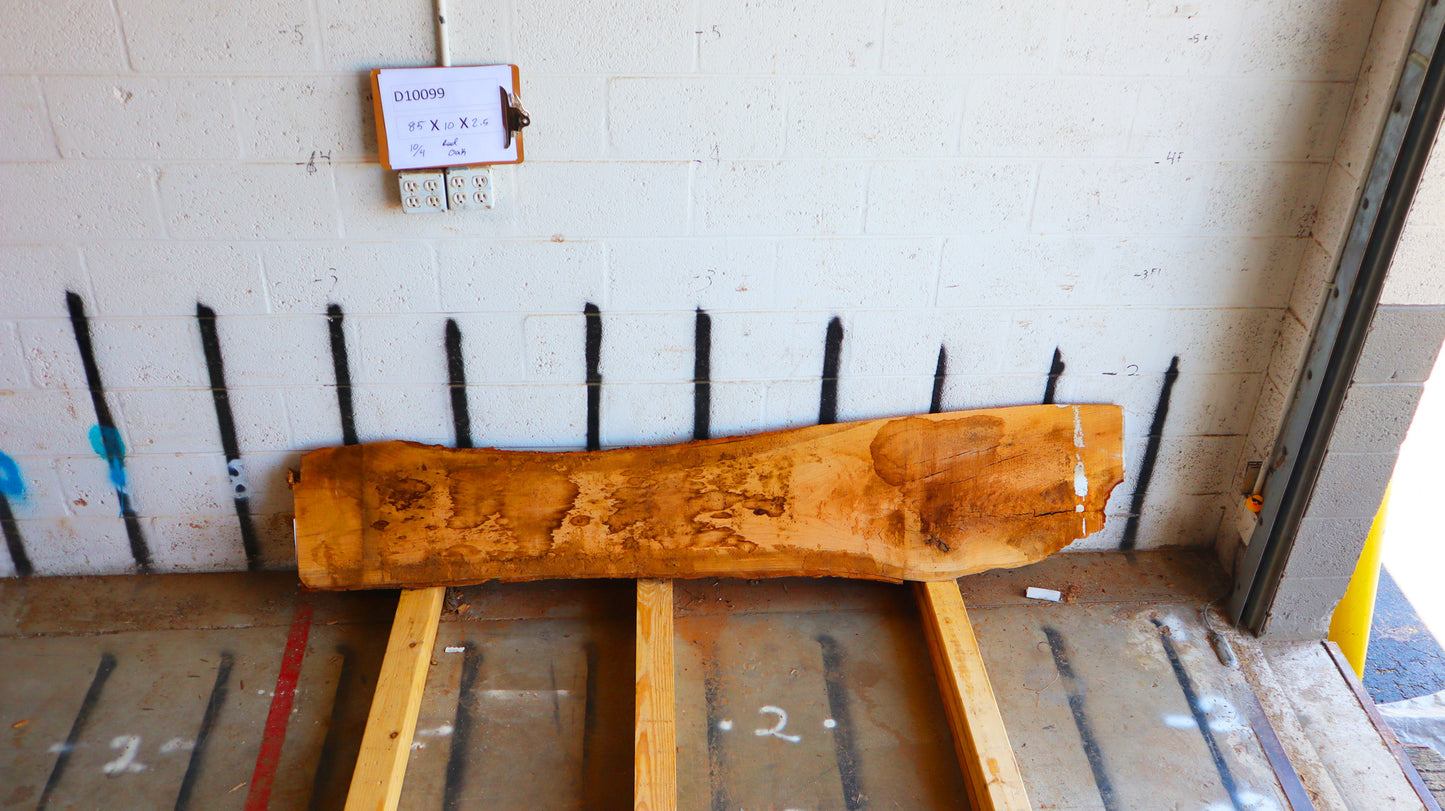 10/4 Red Oak <br> 85"x10"x2.5" <br> D10099
