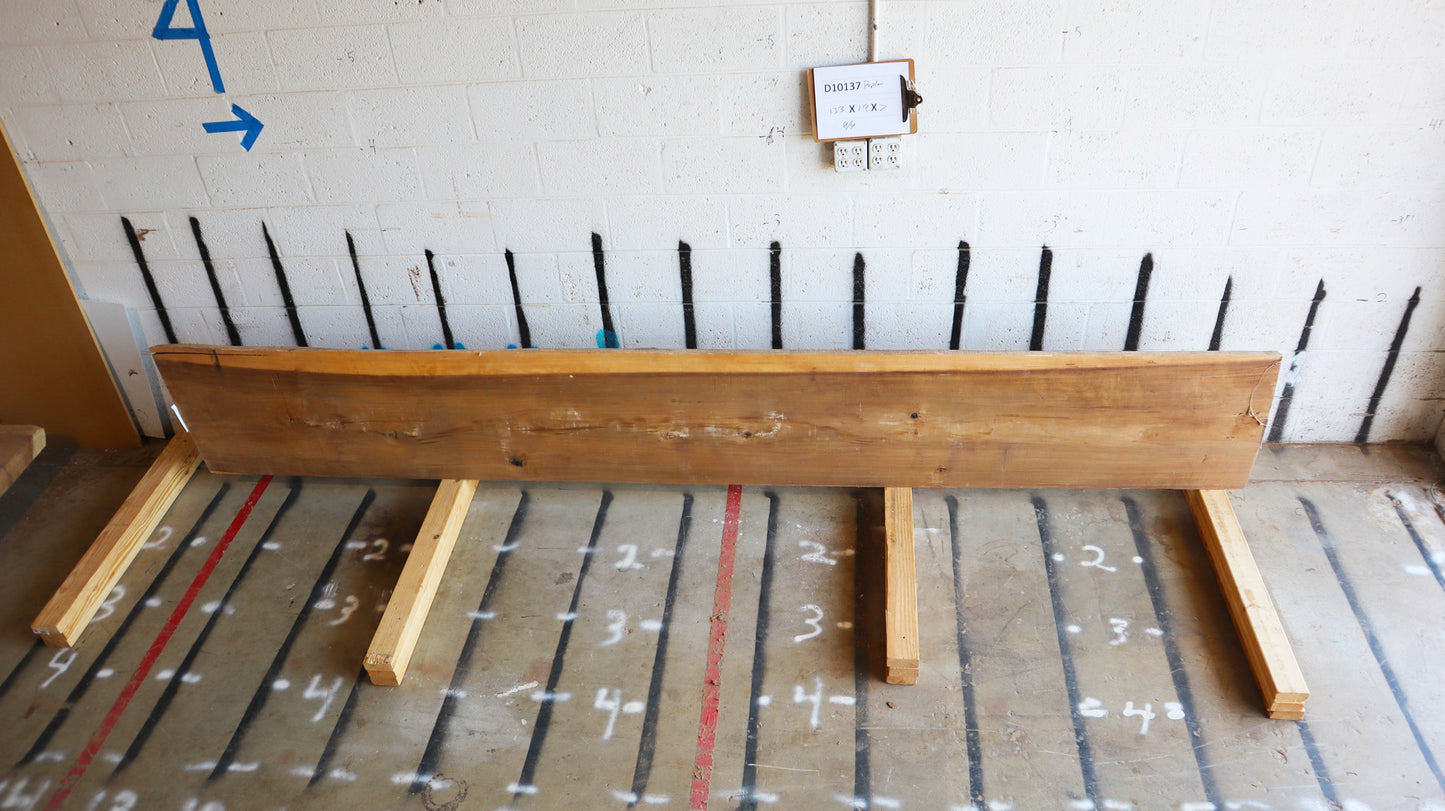 5/4 Poplar <br> 146" x 20" x 1.5" <br> D10137