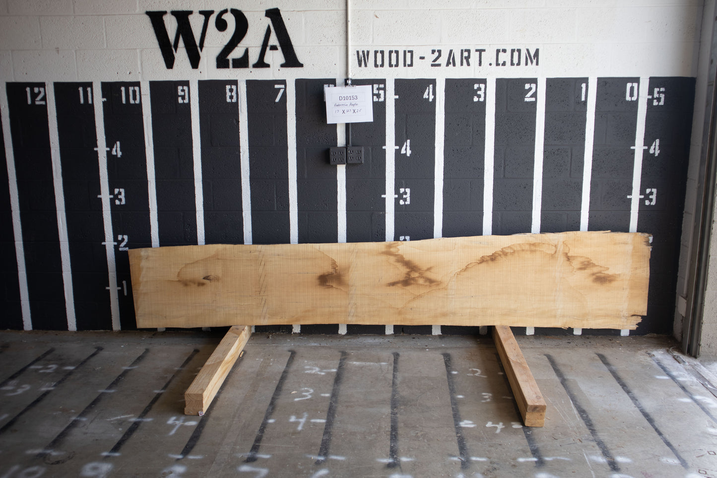 10/4 Ambrosia Maple <br> 127" x 17" x 2.5" <br> D10153