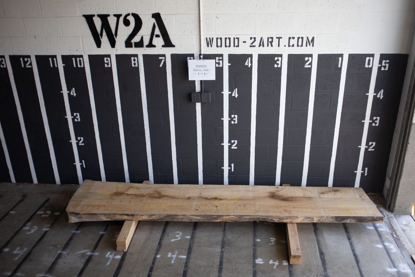 10/4 Ambrosia Maple <br> 126x 23" x 2.5" <br> D10155