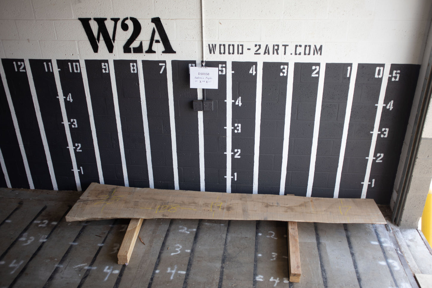 10/4 Ambrosia Maple <br> 128x 20" x 2.5" <br> D10158
