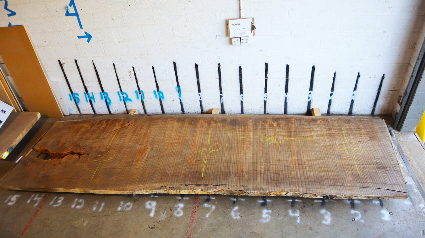 10/4 Monkey Pod <br> 180" x 48" x 2.5" <br> I00070