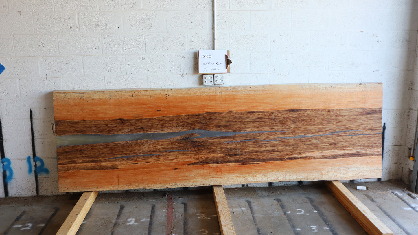 10/4 Cativo <br> 128" x 38" x 2.5" <br> I00083