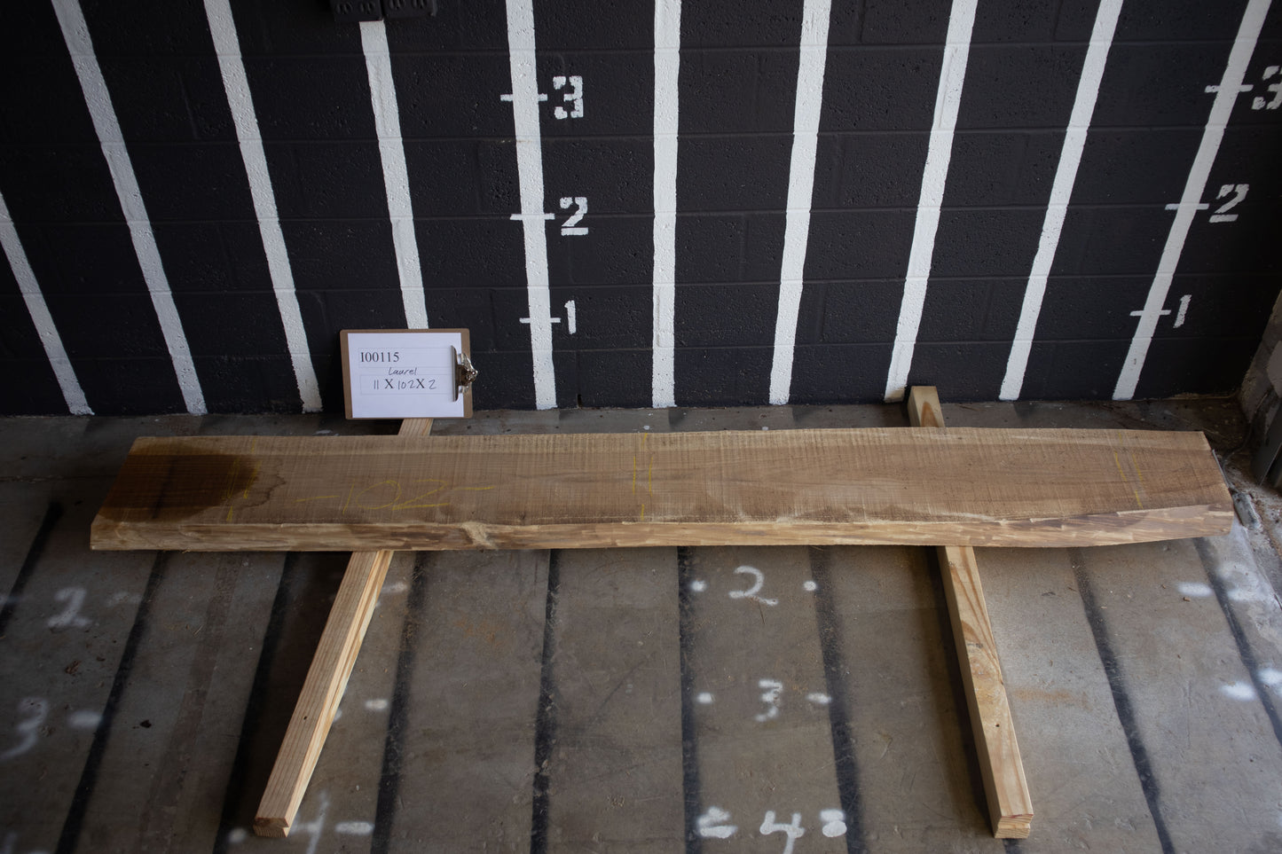 8/4 Laurel <br> 102" x 11" x 2" <br> I00115