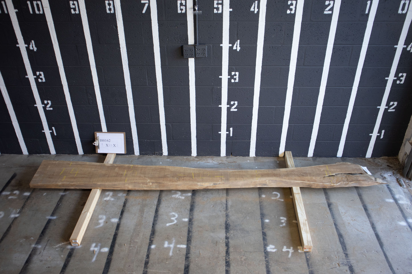 Teak <br> 123" x 9" x 2" <br> I00162