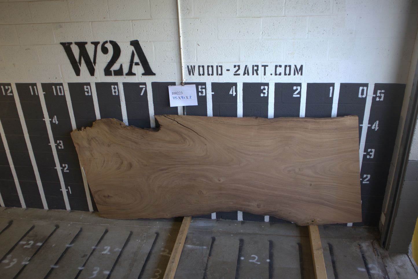 8/4 Monkey Pod <br> 115" x 43" x 2" <br> I00223