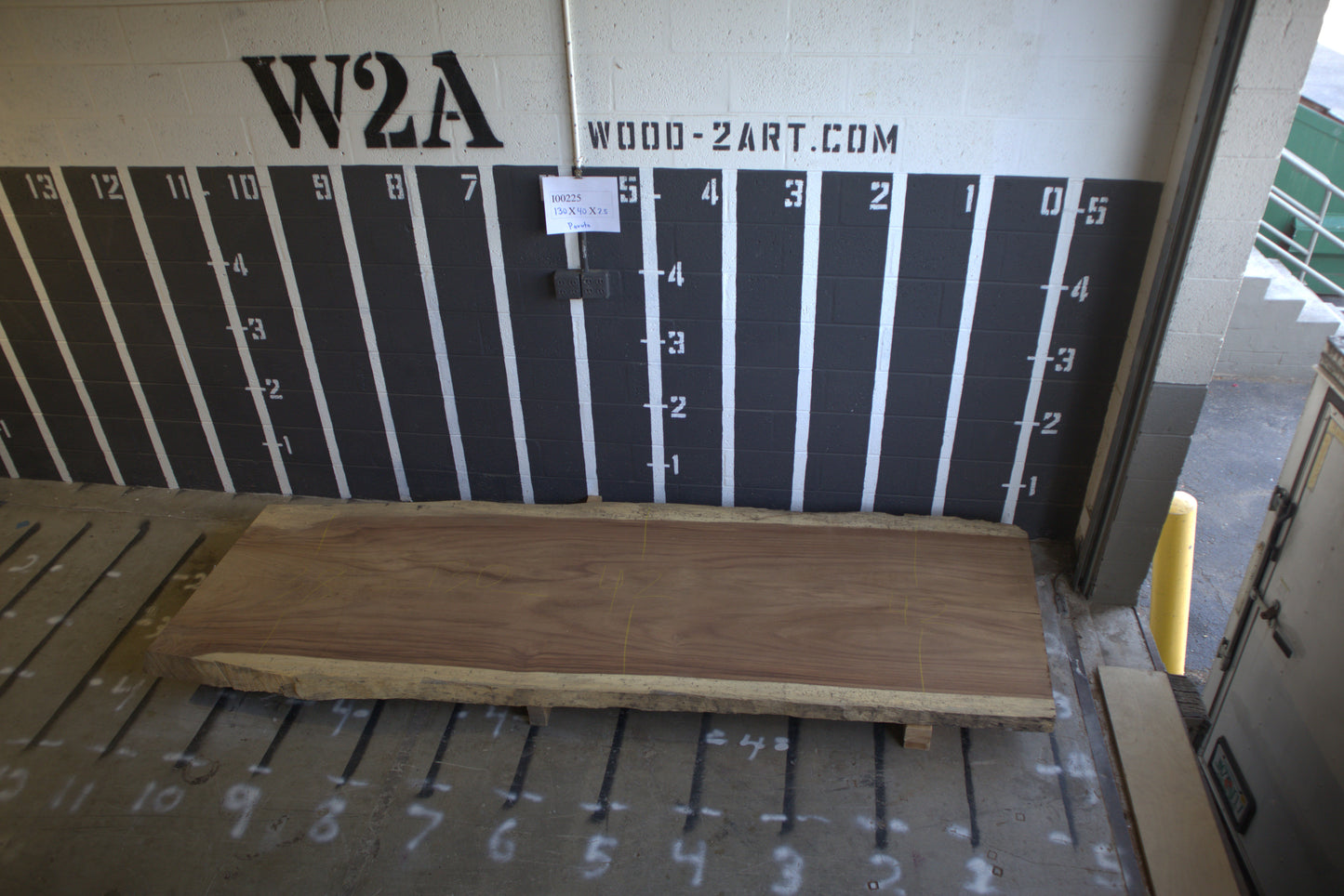 10/4 Parota <br> 130" x 40" x 2.5" <br> I00225