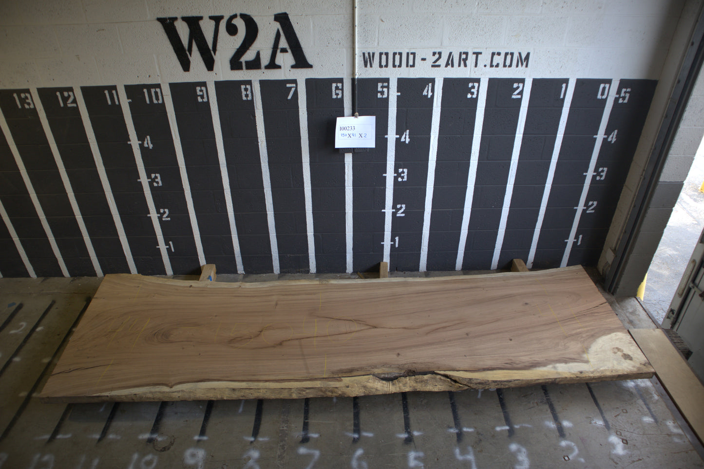 8/4 Monkey Pod <br> 150" x 41" x 2" <br> I00233