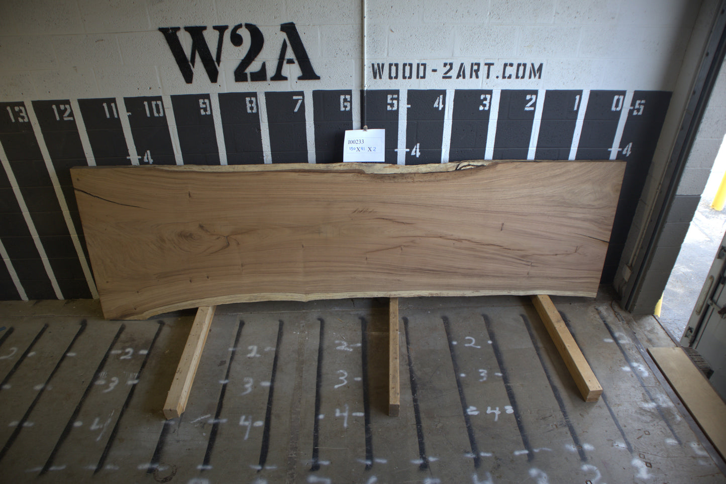 8/4 Monkey Pod <br> 150" x 41" x 2" <br> I00233