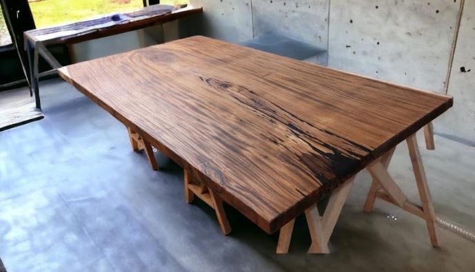 Table <br> Monkey Pod <br> 102'' X 52'' X 2'' <br> LEP265