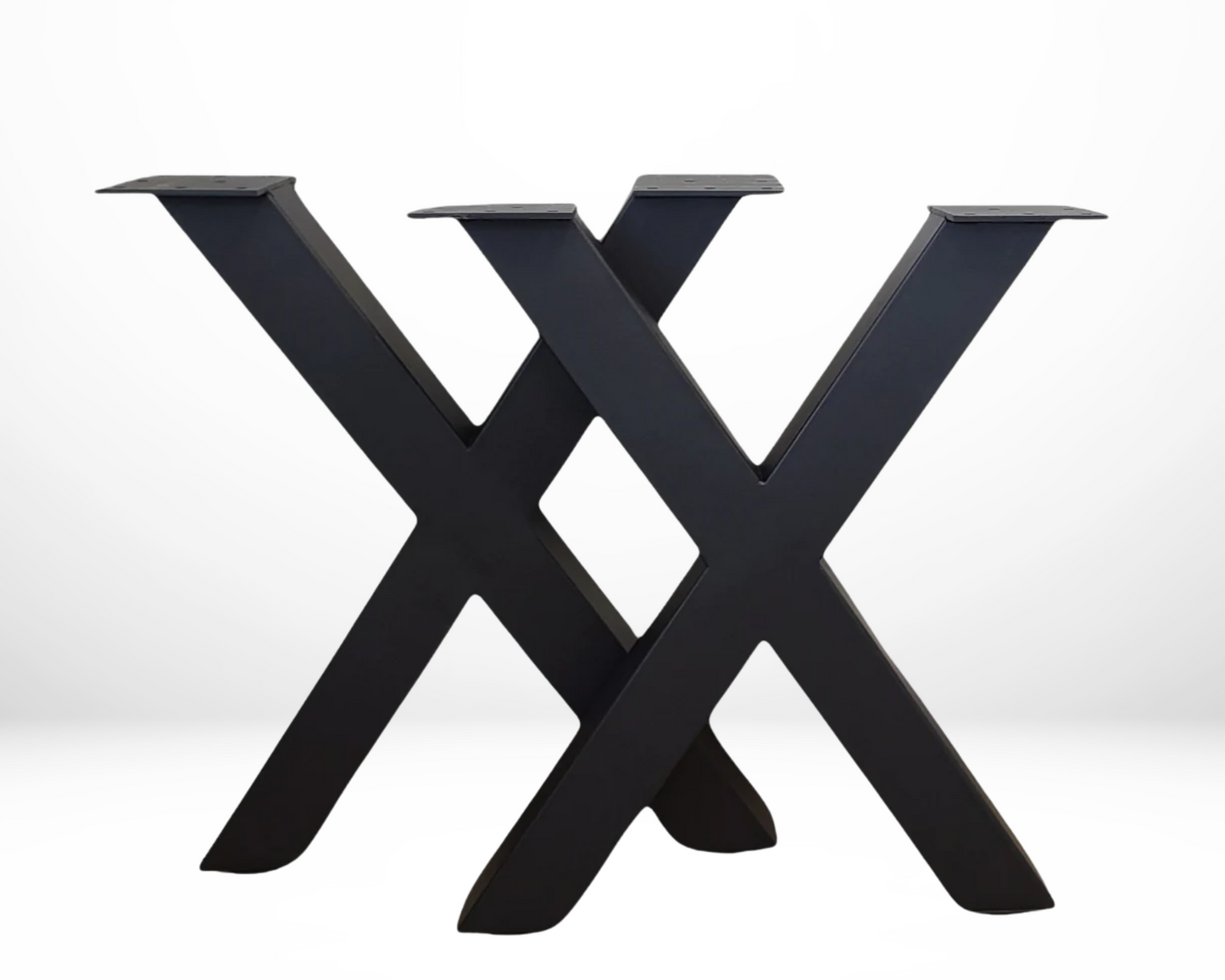 X-Shaped Bench Legs <br> 16" Tall <br> TL1101A