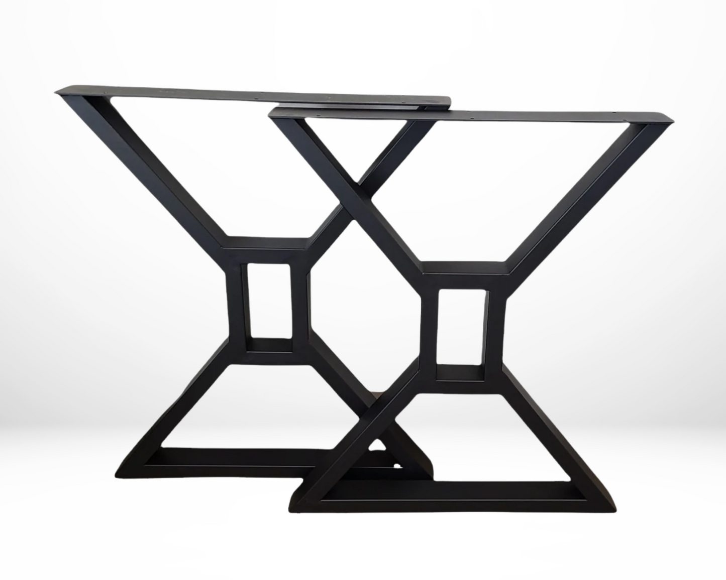 X-Shaped Hourglass Style Table Legs <br> 28" Tall <br> TL1013A