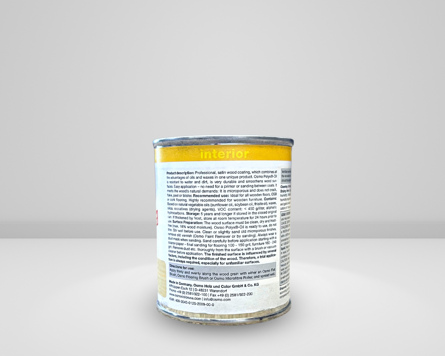 OSMO 3043 <br> Polyx-Oil <br> High Solid <br> Clear Satin