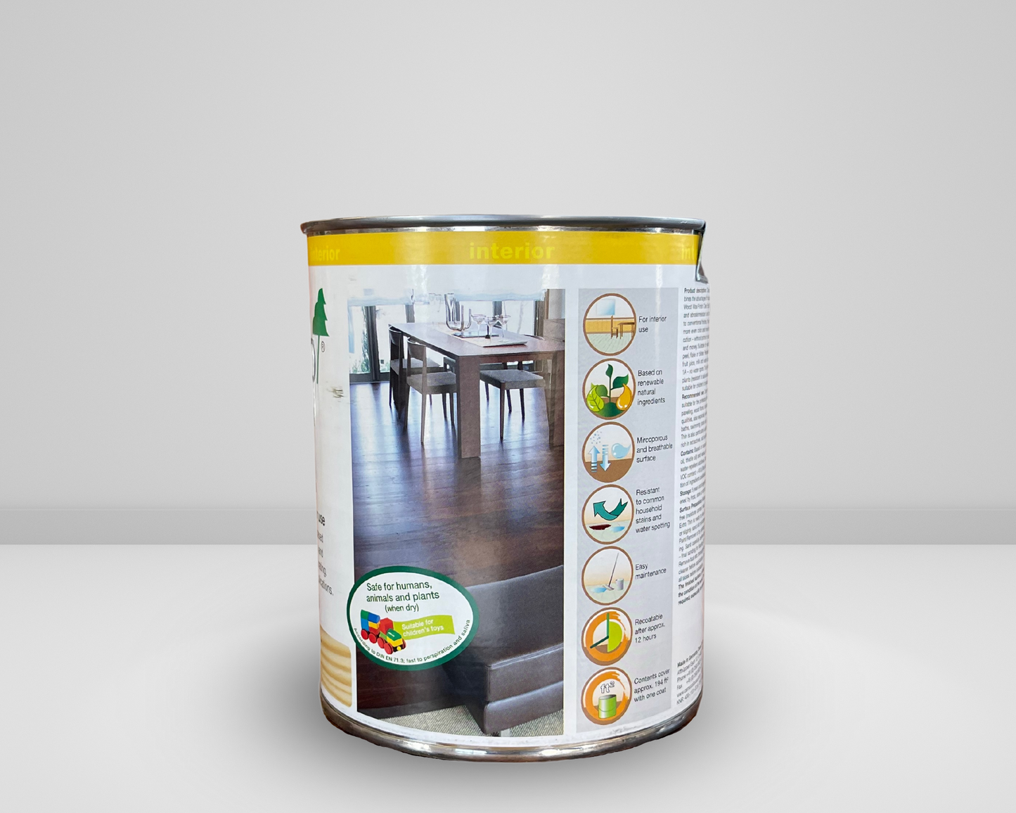 OSMO 1101 <br> Wood Wax Finish <br> Clear Extra Thin <br> Clear Satin