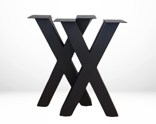 X-Shaped Bench Legs <br> 16" Tall <br> TL1101B