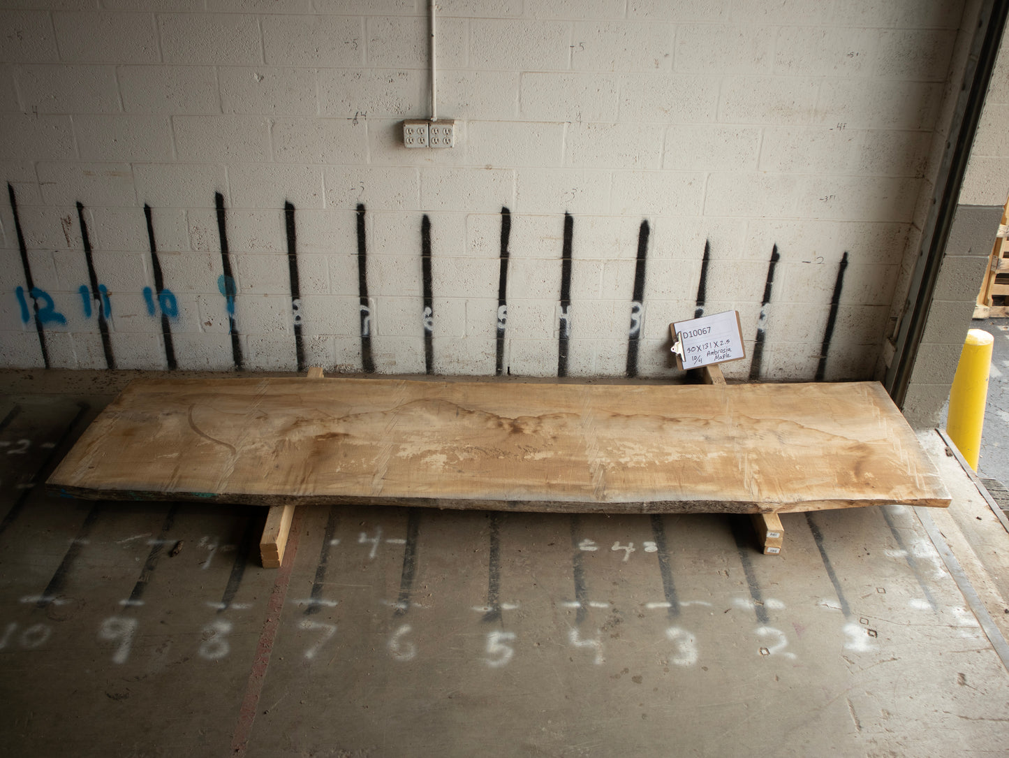 10/4 Ambrosia Maple <br> 30" x 131" x 2.5" <br> D10067