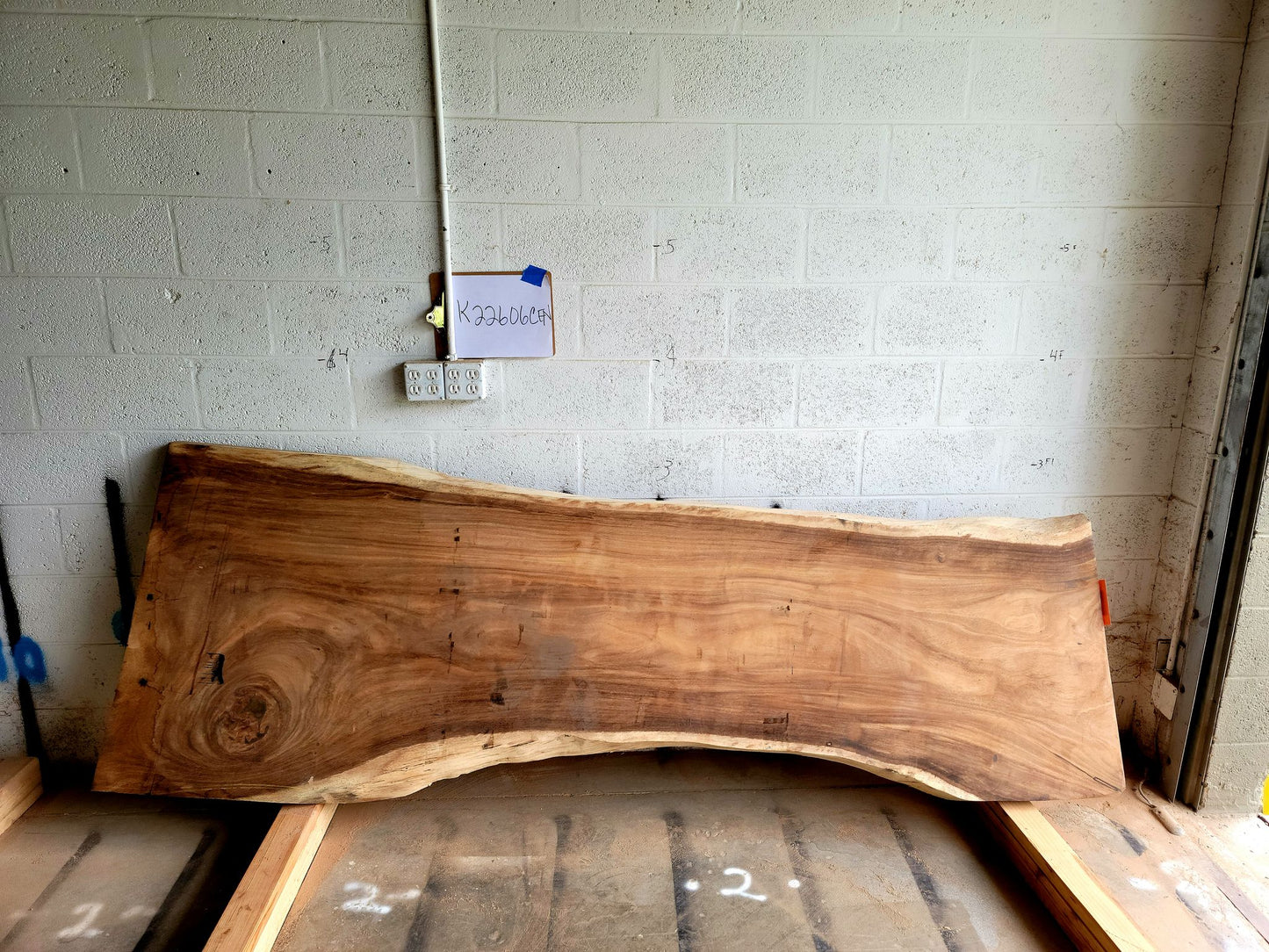 8/4 Monkey Pod <br> 101" x 35" x 2" <br>K22606CEN