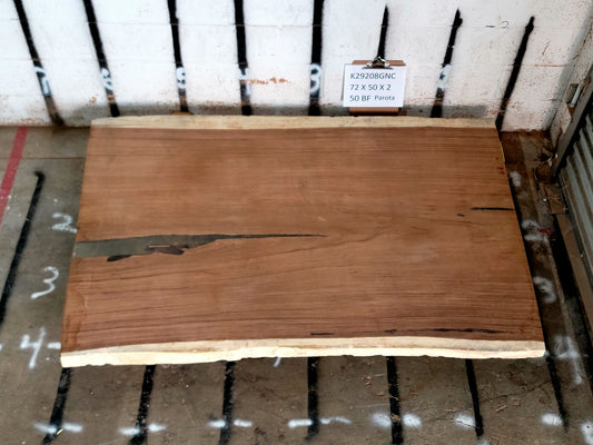 8/4 Parota <br> 72" x 50" x 2" <br> K29208GNC