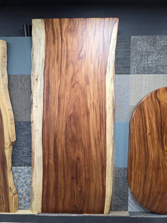 Pre Finished Table <br> Monkey Pod <br> 98'' X 43'' X 2.5'' <br> PF00044