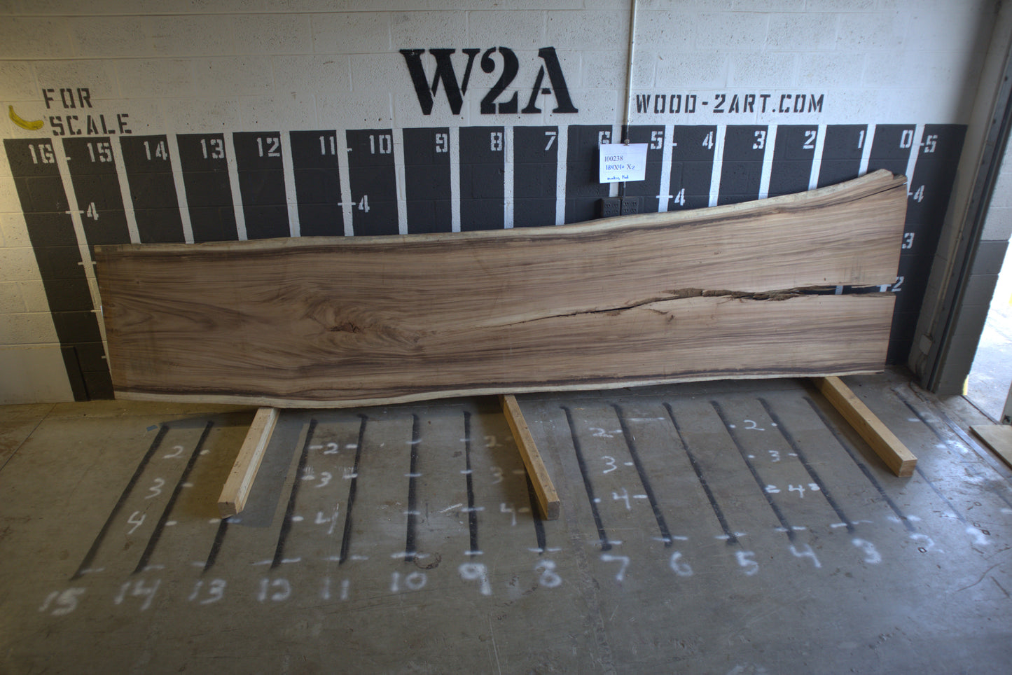 8/4 Monkey Pod <br> 184" x 40" x 2" <br> I00238