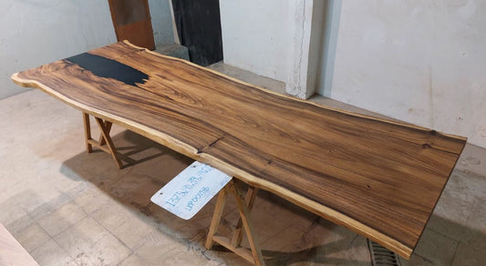 Pre Finished Table <br> Monkey Pod <br> 137'' X 40'' X 2'' <br> LEP153
