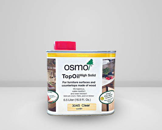 OSMO 3045 <br> Top Oil <br> High Solid <br> Clear Satin<br> .5L