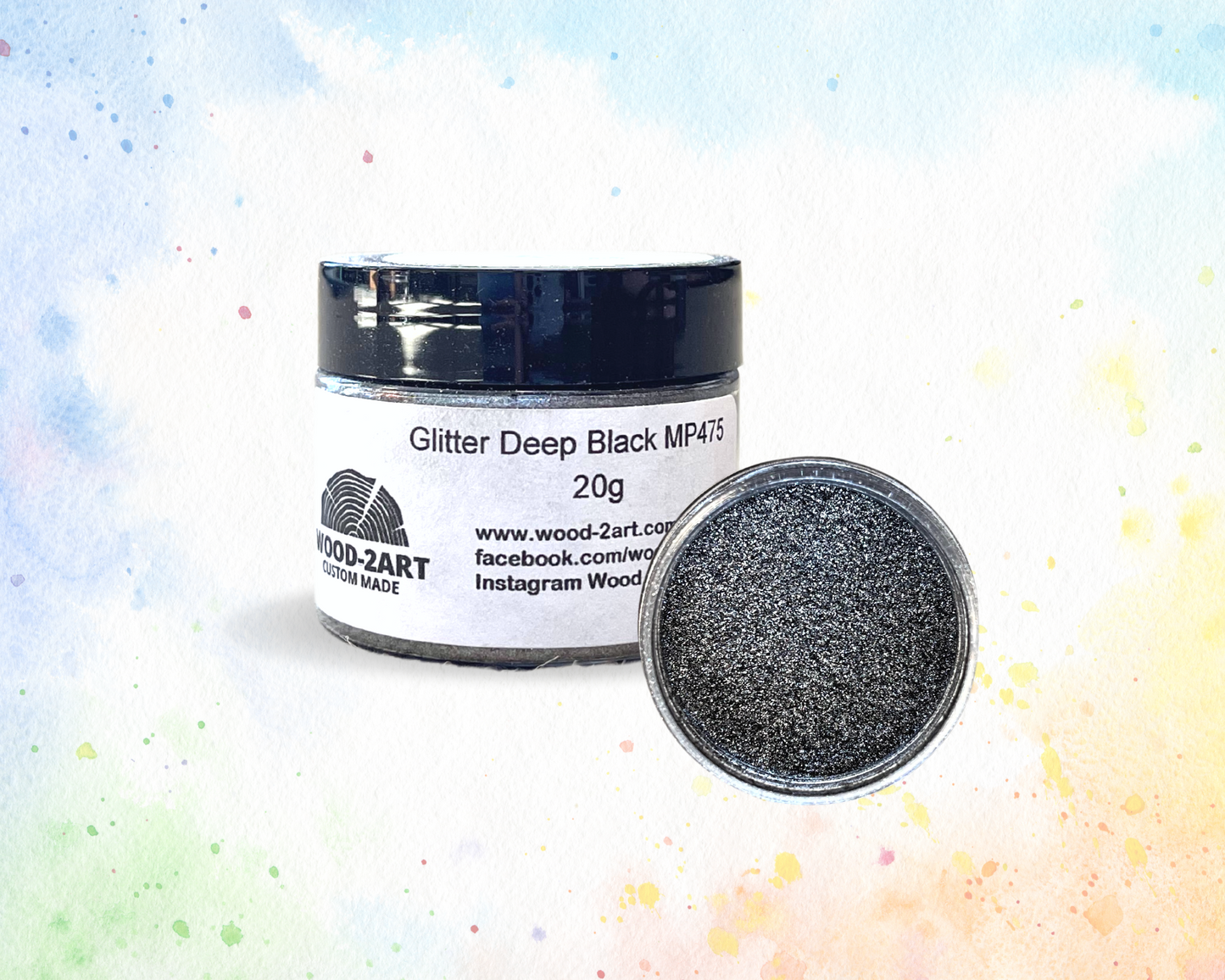 Glitter Deep Black <br> MP475