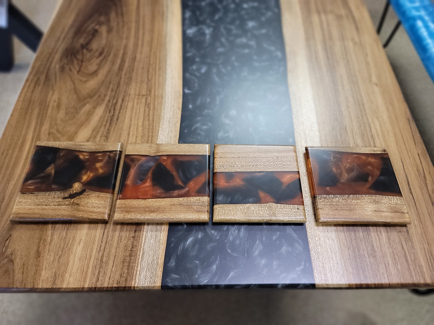 Faux Bois - Fake wood, Set of 6 coasters check out my  …